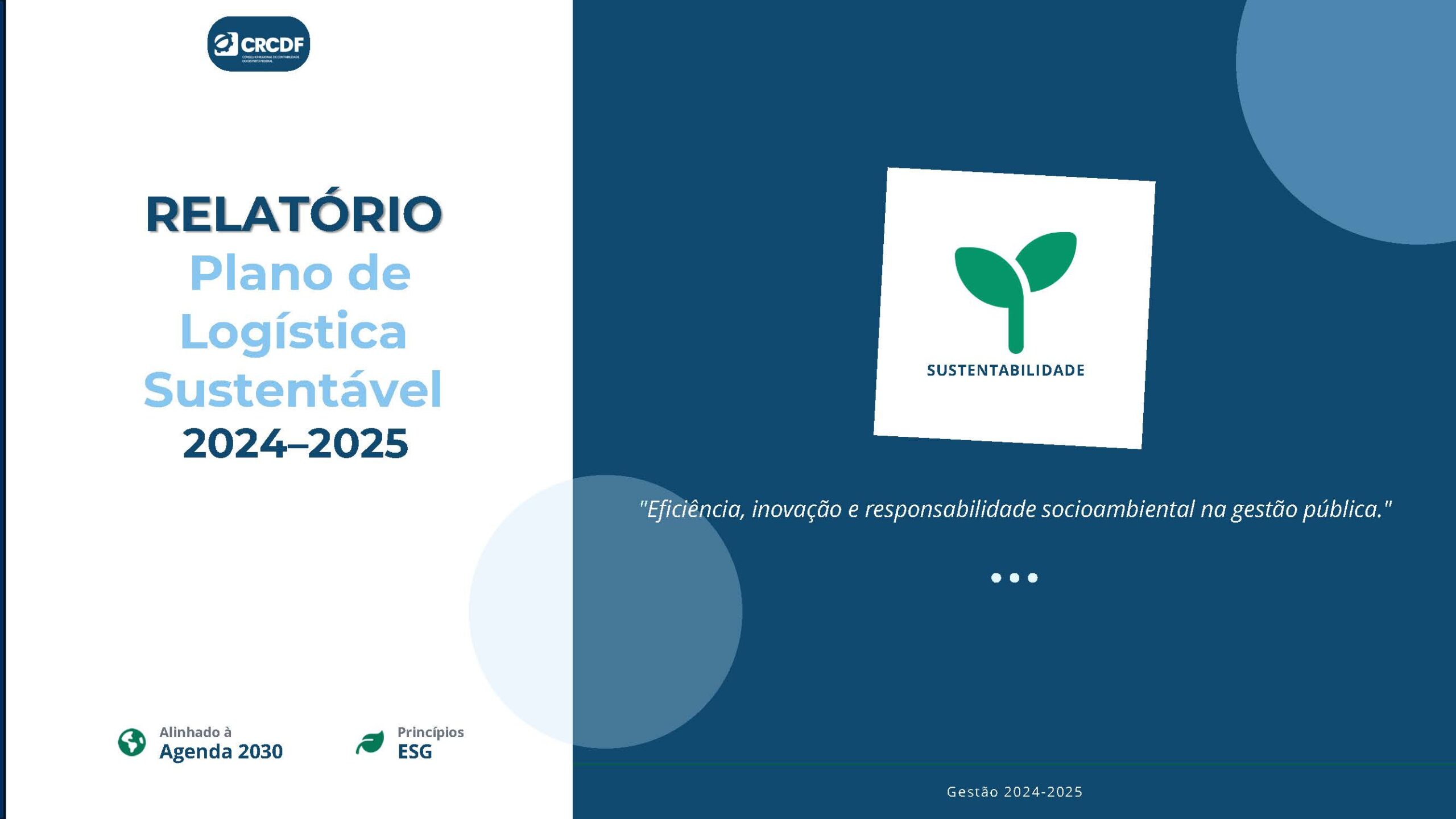 Relatório do Plano de Logística Sustentável
